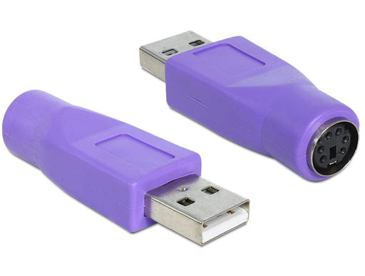 EAN 4043619654611 - DeLOCK 65461 cambiador de género para cable USB-A PS/2 Violeta imagen 1