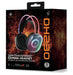 EAN 5706470154537 - Deltaco Gaming GAM-186 auricular y casco Auriculares Alámbrico Diadema Juego USB tipo A Negro, Transparen imagen 9