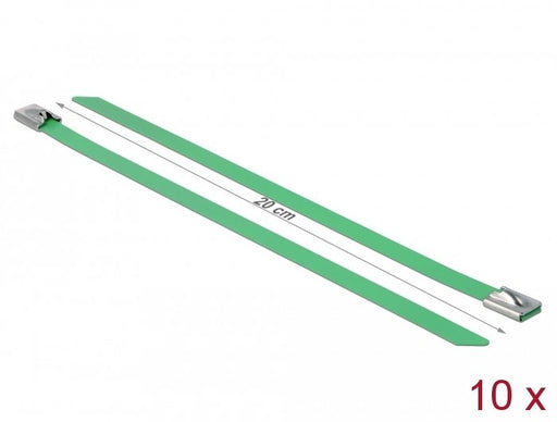 EAN 4043619188055 - DeLOCK 18805 presilla Acero Verde 10 pieza(s) imagen 2
