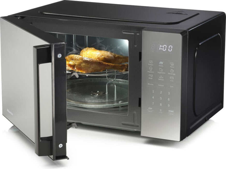 EAN 3838782679902 - Hisense 742039 microondas Plata Microondas con grill Encimera 20 L 700 W imagen 3