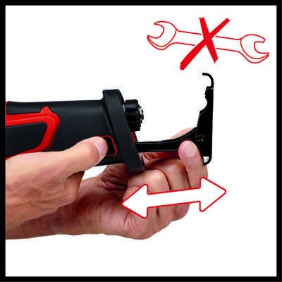 EAN 4006825644951 - Einhell TE-AP 18/28 Li BL - Solo 2500 spm Negro, Rojo imagen 6