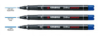 EAN 4006381114868 - STABILO OHPen universal permanent, 4 Pack marcador permanente Punta redonda Negro, Azul, Verde, Rojo 4 pi imagen 8
