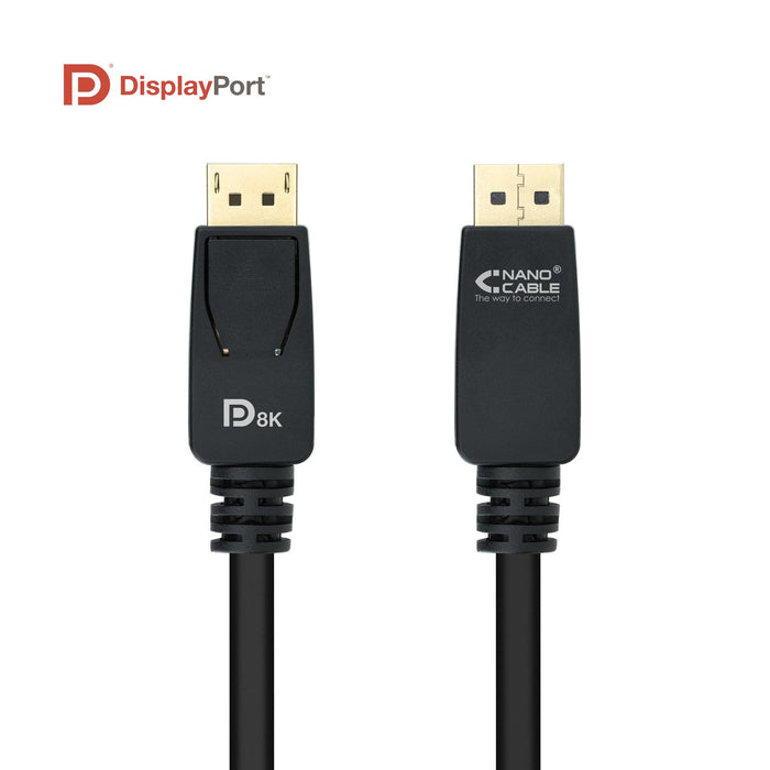 EAN 8433281009950 - Nanocable 10.15.2503 cable DisplayPort 3 m Negro imagen 3