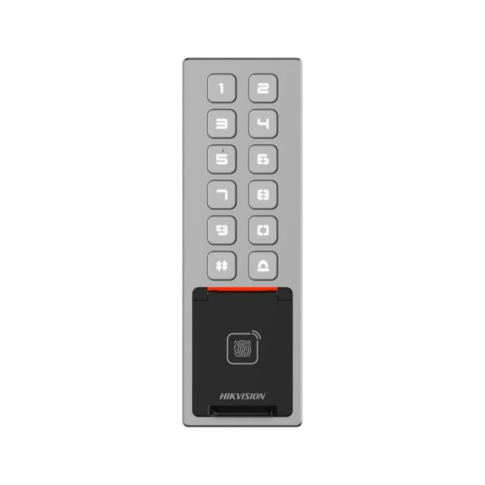 EAN 6942160415628 - Hikvision DS-K1T805MBFWX(STD) lector de control de acceso Lector básico de control de acceso Plata imagen 3
