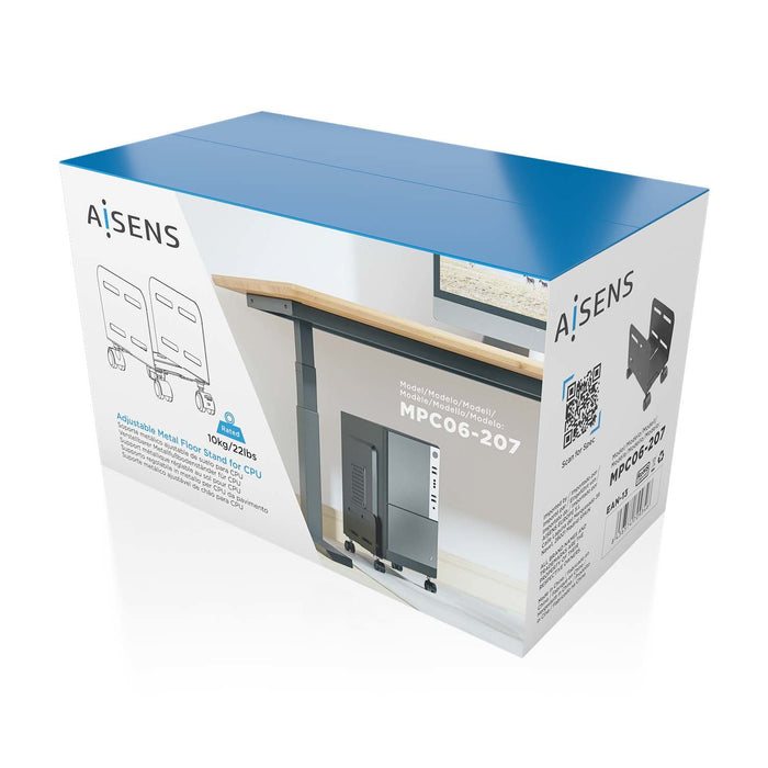 EAN 8436574709346 - AISENS MPC06-207 soporte de CPU Carro para equipo informático imagen 6