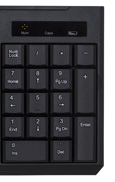 EAN 5901443120131 - Activejet K-3911W teclado Universal RF inalámbrico QWERTY Internacional de EE.UU. Negro imagen 9