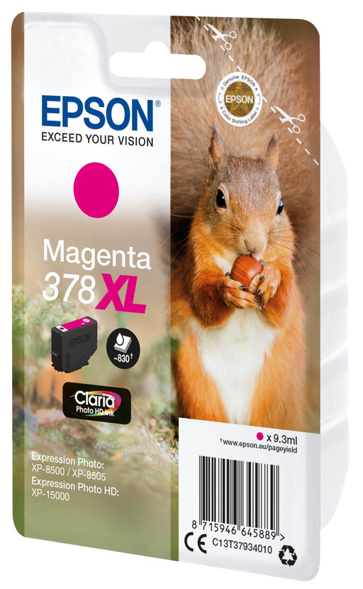 EAN 8715946645889 - Epson Squirrel C13T37934010 cartucho de tinta 1 pieza(s) Original Alto rendimiento (XL) imagen 2