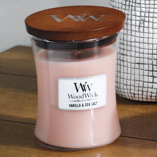 EAN 5038581055299 - WoodWick 92191 vela Otro Jazmín, Sal marina, Vainilla Beige imagen 3