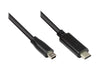 EAN 4014619721610 - Alcasa 3310-CM010 cable USB USB 2.0 1 m USB C Mini-USB B Negro imagen 1