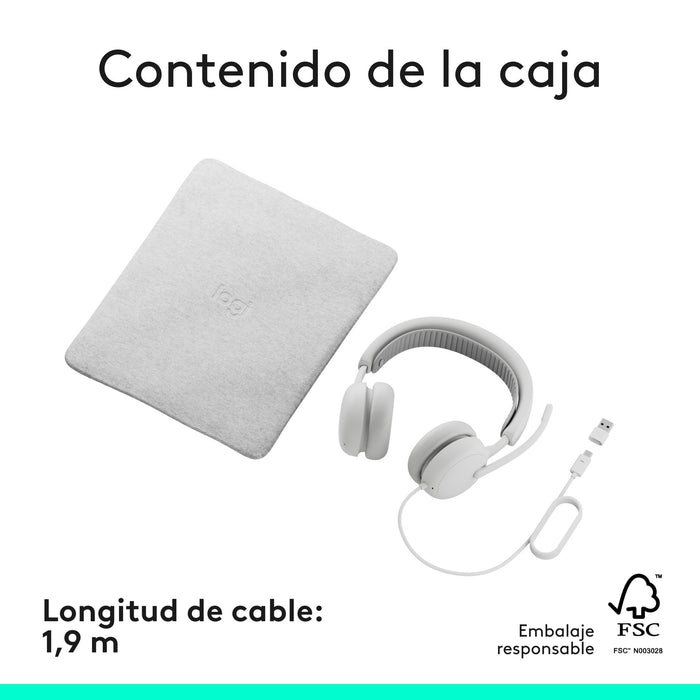 EAN 5099206133518 - Logitech Zone Wired 2 Alámbrico Diadema Llamadas/Música USB Type-C / USB Type-A imagen 10