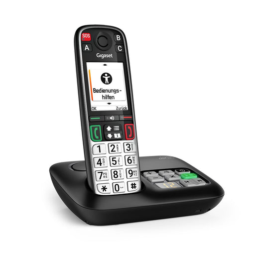 EAN 4255781906775 - Gigaset EASY 500A Teléfono DECT/analógico Identificador de llamadas Negro, Plata imagen 1