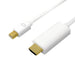 EAN 4052792052275 - LogiLink CV0125 adaptador de cable de vídeo 5 m Mini DisplayPort HDMI tipo A (Estándar) Blanco imagen 1