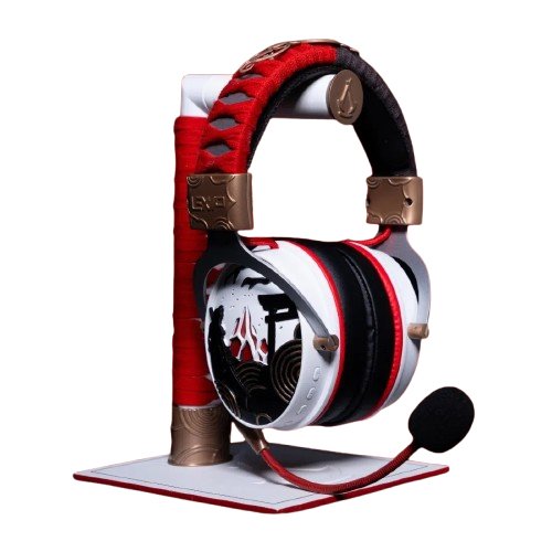 EAN 3760352730761 - Lexip Assassin’s Creed Shadows Auriculares Inalámbrico y alámbrico Diadema Juego Bluetooth Negro, Oro, Ro imagen 2