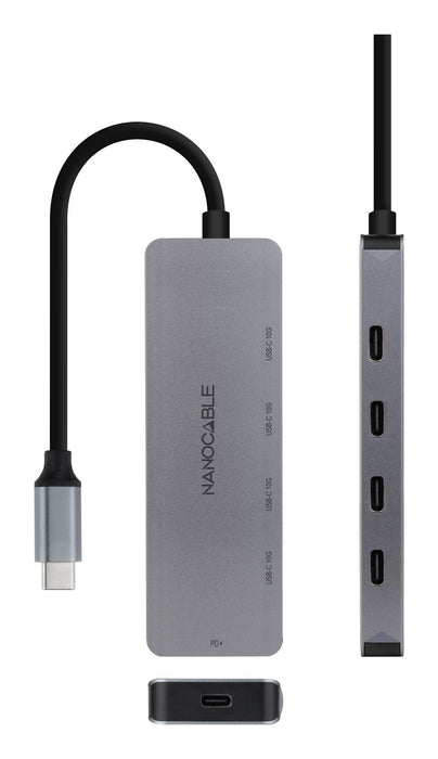EAN 8433281014992 - Nanocable 10.16.4505 hub de interfaz USB 3.2 Gen 1 (3.1 Gen 1) Type-C 5000 Mbit/s imagen 2