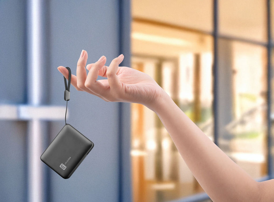EAN 8018080509445 - Cellularline PBTELDISPL10000K batería externa 10000 mAh Negro imagen 3