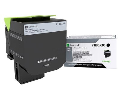 EAN 734646643771 - Lexmark 71B0X10 cartucho de tóner 1 pieza(s) Original Negro imagen 1