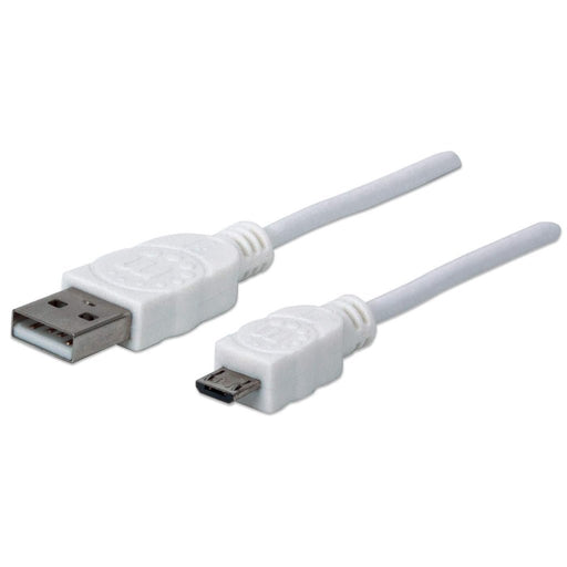 EAN 0766623324069 - Manhattan 324069 cable USB USB 2.0 1,8 m USB A Micro-USB B Blanco imagen 1