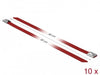 EAN 4043619187843 - DeLOCK 18784 presilla Acero Rojo 10 pieza(s) imagen 2