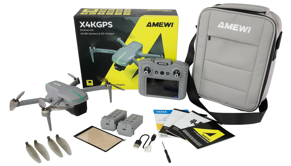 EAN 4262500344145 - Amewi X4KGPS 4 rotores Cuadricóptero 3000 mAh Gris imagen 3