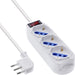 EAN 4043718334254 - InLine 16431Z base múltiple 1,5 m 3 salidas AC Interior Blanco imagen 1