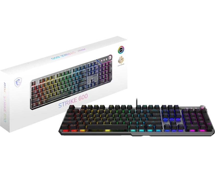 EAN 4711377254410 - MSI STRIKE 600 teclado Juego USB QWERTY Inglés Negro imagen 5