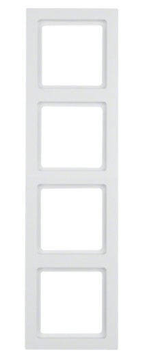 EAN 4011334370048 - Hager 10146099 placa de pared y cubierta de interruptor Blanco imagen 1