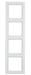 EAN 4011334370048 - Hager 10146099 placa de pared y cubierta de interruptor Blanco imagen 1