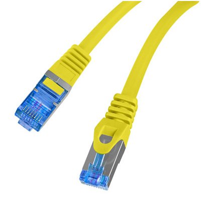 EAN 5901969427042 - Lanberg PCF6A-10CC cable de red Amarillo 5 m Cat6a S/FTP (S-STP) imagen 3
