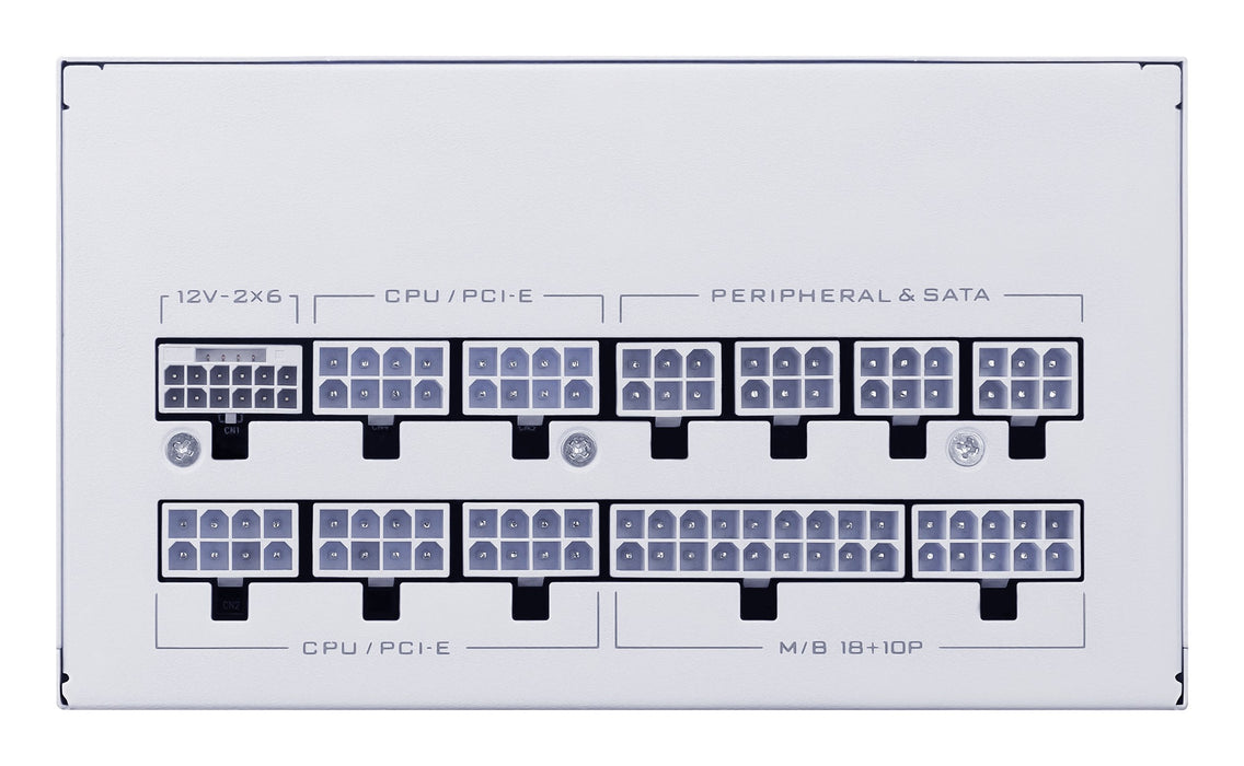 EAN 4718466021304 - Lian Li SX1200P unidad de fuente de alimentación 1200 W 20+4 pin ATX ATX Blanco imagen 3