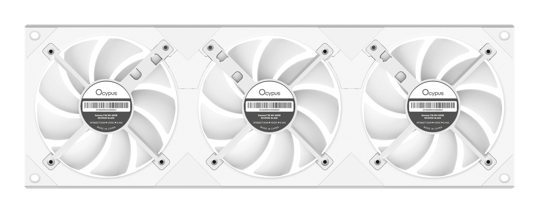 EAN 6977414882291 - Ocypus Gamma F36 ARGB REVERSE BLADE Carcasa del ordenador Ventilador 12 cm Blanco 1 pieza(s) imagen 6