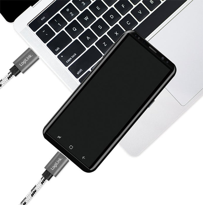 EAN 4052792069075 - LogiLink CU0200 cable USB USB 2.0 USB C 0,48 Gbit/s Negro, Blanco imagen 5