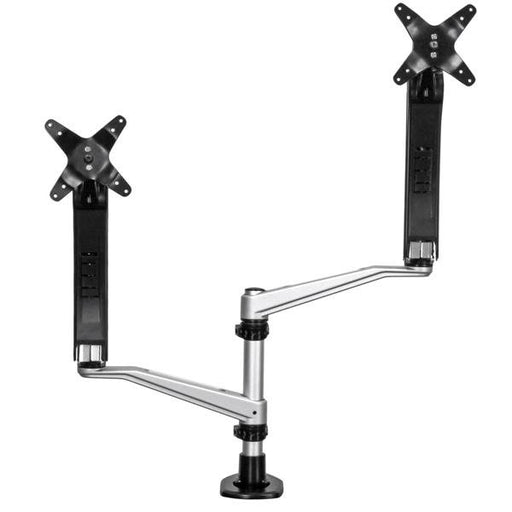 EAN 0065030863759 - StarTech.com ARMDUAL30 soporte para monitor 76,2 cm (30") Escritorio Negro, Plata imagen 2