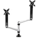 EAN 0065030863759 - StarTech.com ARMDUAL30 soporte para monitor 76,2 cm (30") Escritorio Negro, Plata imagen 2