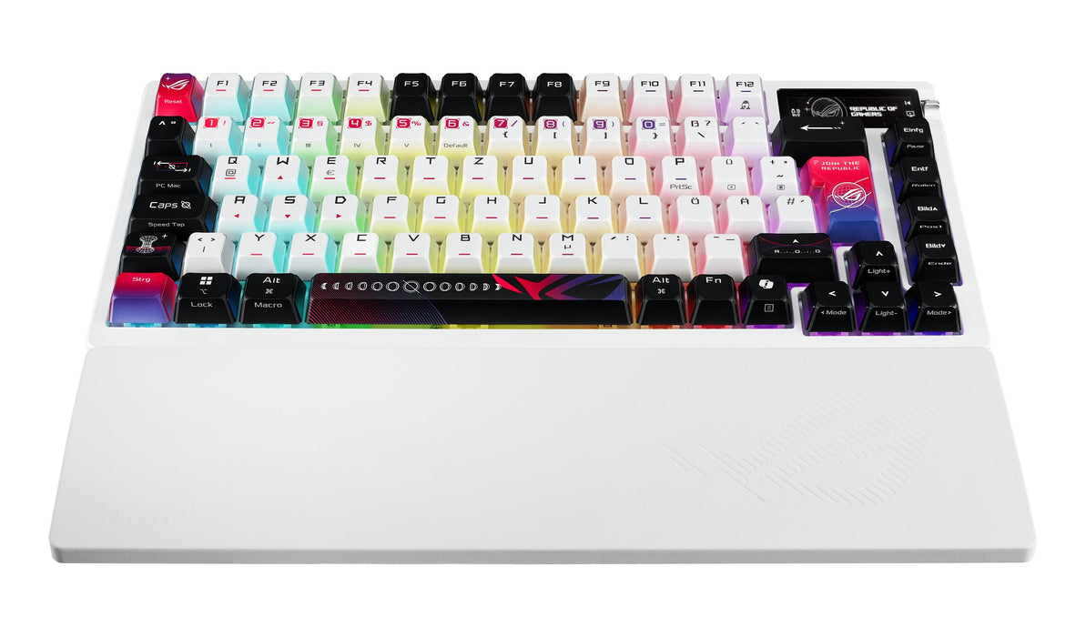 EAN 4711387897232 - ASUS ROG Azoth X teclado Juego USB + RF Wireless + Bluetooth QWERTZ Blanco imagen 4