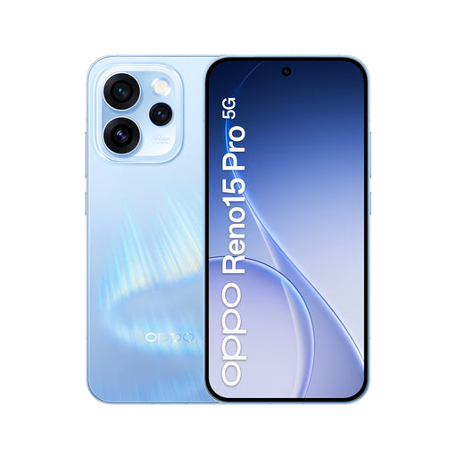 EAN 6932169387699 - OPPO Reno15 Pro 5G 16,1 cm (6.32") SIM doble Android 16.0 USB Tipo C 12 GB 512 GB 6200 mAh Azul imagen 1