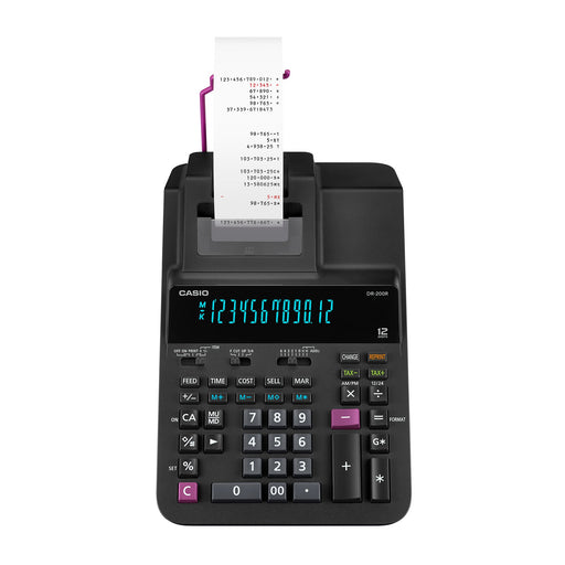 EAN 4549526620683 - Casio DR-200R-BK calculadora Escritorio imagen 2