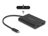 EAN 4043619643097 - DeLOCK 64309 adaptador de cable de vídeo 0,2 m USB Tipo C HDMI + USB Type-C Negro imagen 1