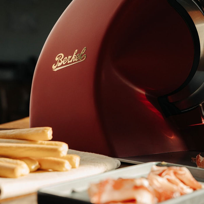 EAN 8052862465208 - Berkel Home Line 200 Plus MATTE rebanadora Eléctrico 190 W Rojo, Plata Aluminio imagen 5