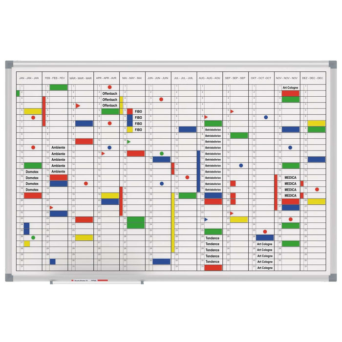 EAN 4002390079358 - MAUL 6466384 planificador de pared Blanco Plurilingüe imagen 2