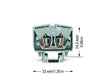 EAN 4044918415354 - Wago 264-701 bloque de terminales 2 Gris imagen 2