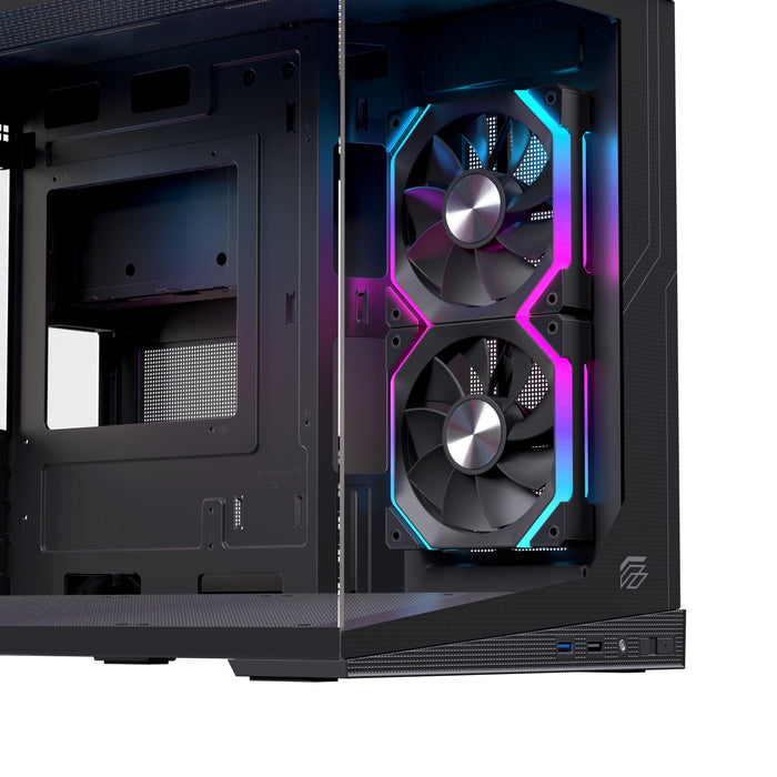EAN 6977277360936 - Einarex EXCS-SM-300R-B carcasa de ordenador Mini Tower Negro imagen 6