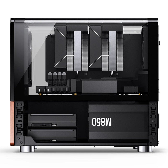 EAN 6970620554822 - Jonsbo V12 BLACK carcasa de ordenador Negro, Madera imagen 9