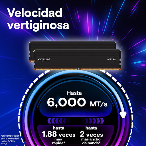 EAN 0649528944474 - Crucial Pro CP2K64G56C46U5 módulo de memoria 128 GB 2 x 64 GB DDR5 288-pin DIMM imagen 2