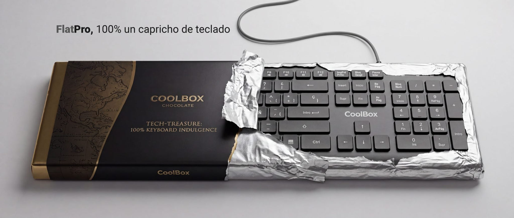 EAN 8436624423628 - CoolBox COO-TEC01-U teclado Hogar / Oficina QWERTY Español Negro imagen 8