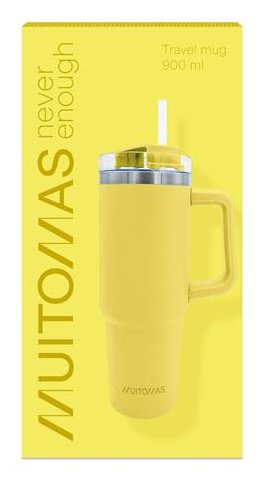 EAN 8021735228554 - Muitomas TRAVELMUG900YL taza de viaje 900 ml Amarillo imagen 2