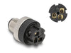 EAN 4043619605668 - DeLOCK 60566 cambiador de género para cable Negro imagen 2