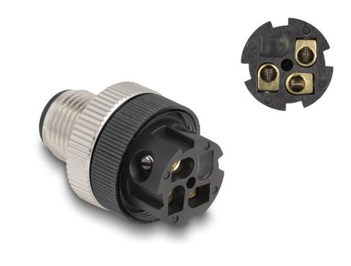 EAN 4043619605668 - DeLOCK 60566 cambiador de género para cable Negro imagen 2