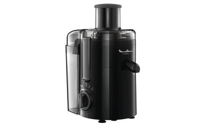 EAN 3016661154928 - Moulinex JU3708 Licuadora centrífuga 350 W Negro, Acero inoxidable imagen 1