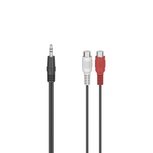 EAN 4047443434791 - Hama 00205185 cable de audio 0,1 m 2 x RCA 3,5mm Negro imagen 1