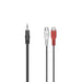 EAN 4047443434791 - Hama 00205185 cable de audio 0,1 m 2 x RCA 3,5mm Negro imagen 1